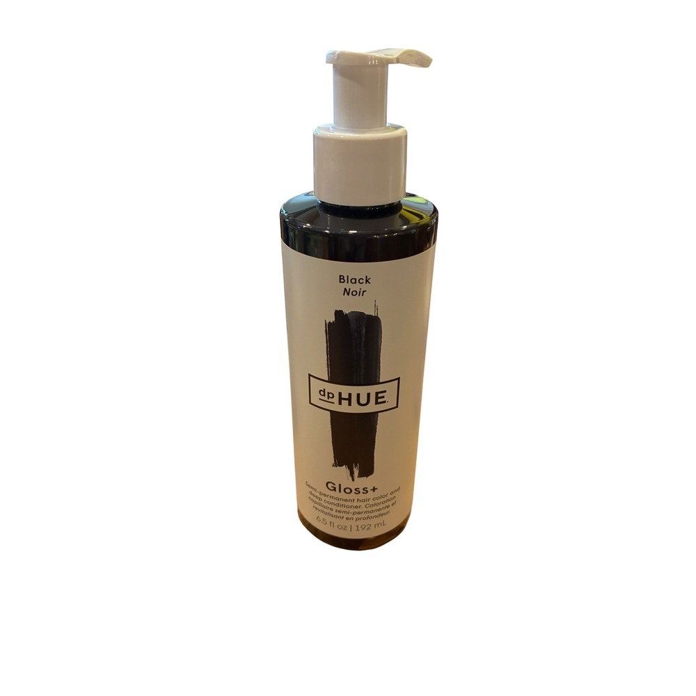 dpHue Gloss+ Semi-Permanent Hair Color Deep Conditioner Black Noir 6.5oz New